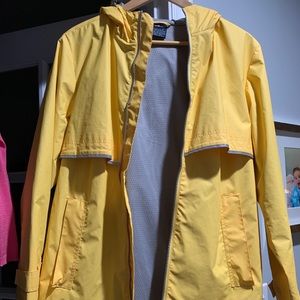 Yellow raincoat